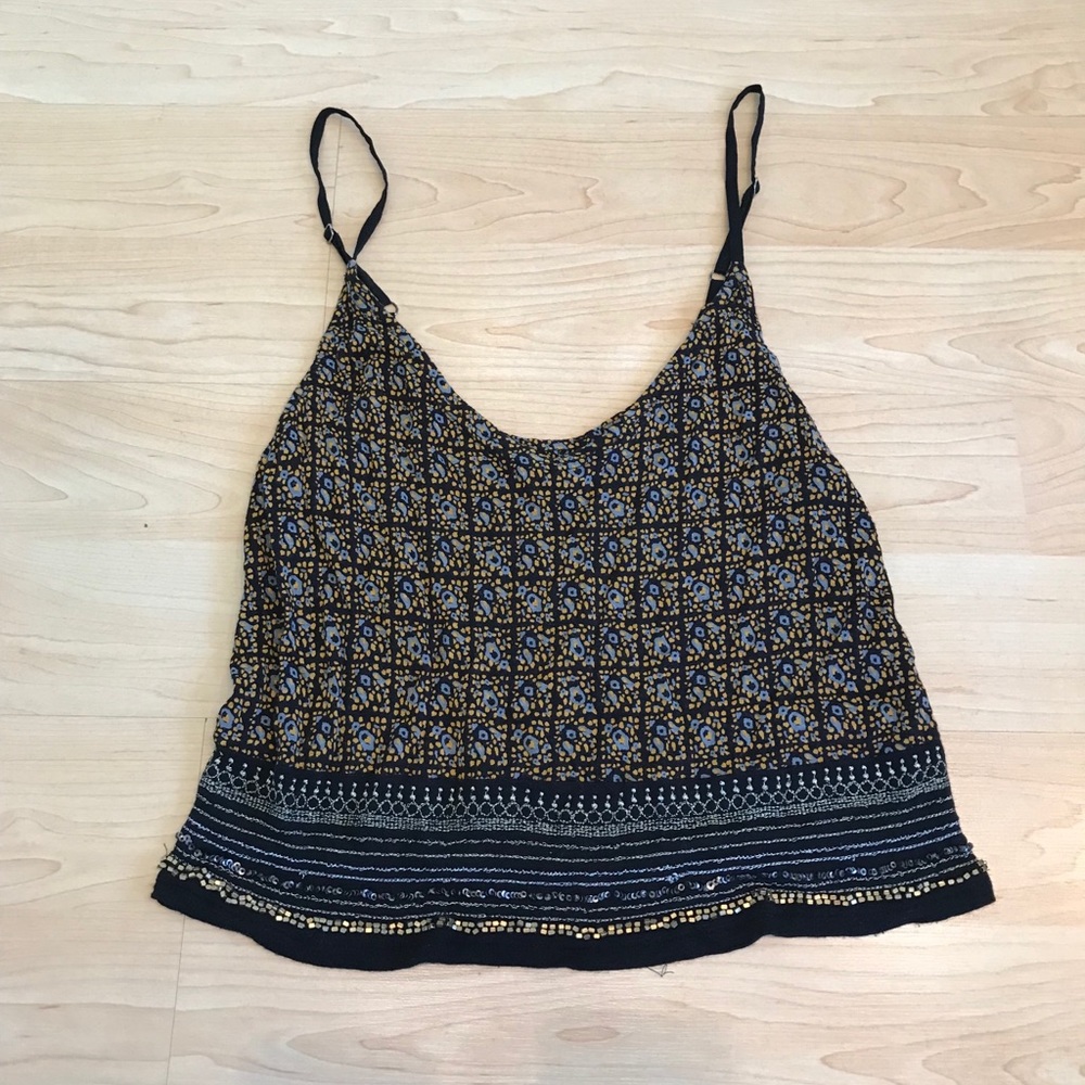 Beaded crop top